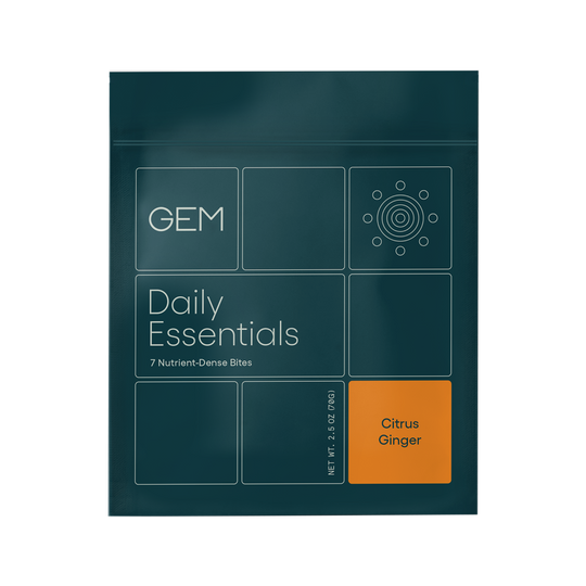 GEM Daily Essentials - Citrus Ginger 7 Bites